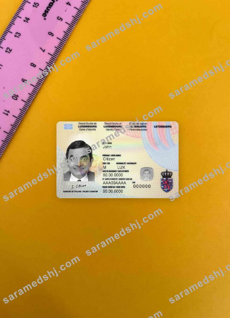 Luxembourg ID photolook FRONT